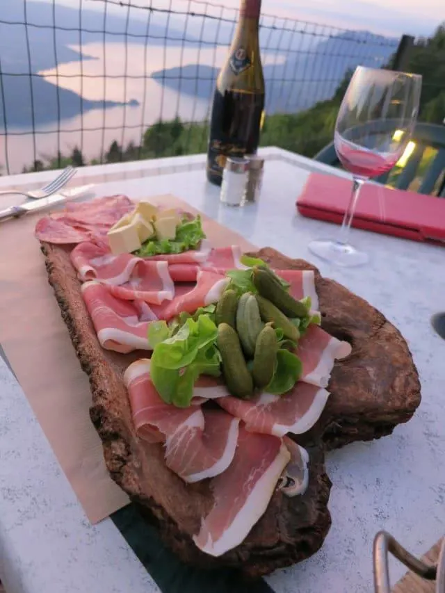 Charcuterie and Wine in the French Alps