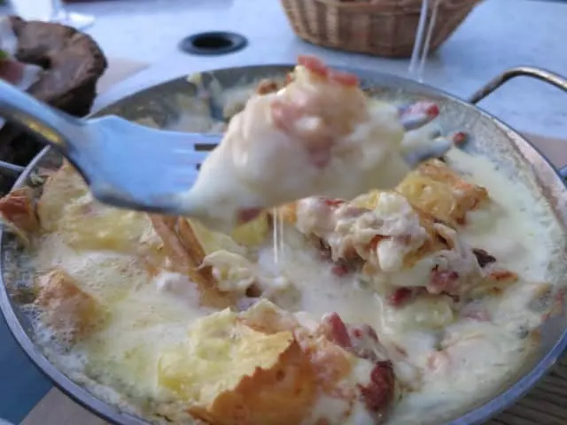 Tartiflette in the French Alps