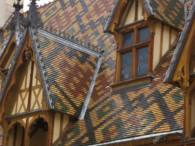 Roof Tiles in Beaune Burgundy France