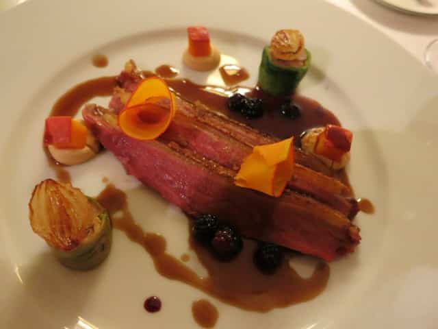 Third Course at Maison Lameloise in Burgundy France