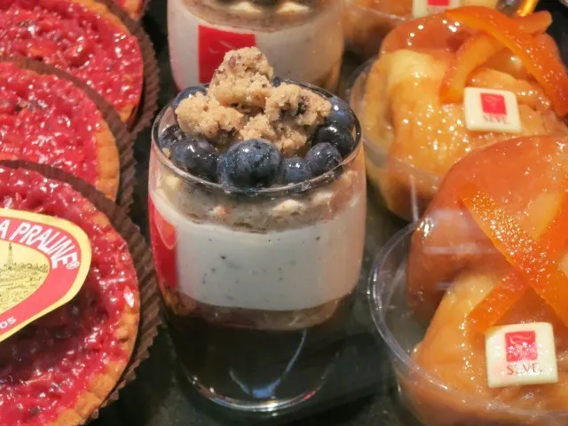Desserts at Seve in Lyon France