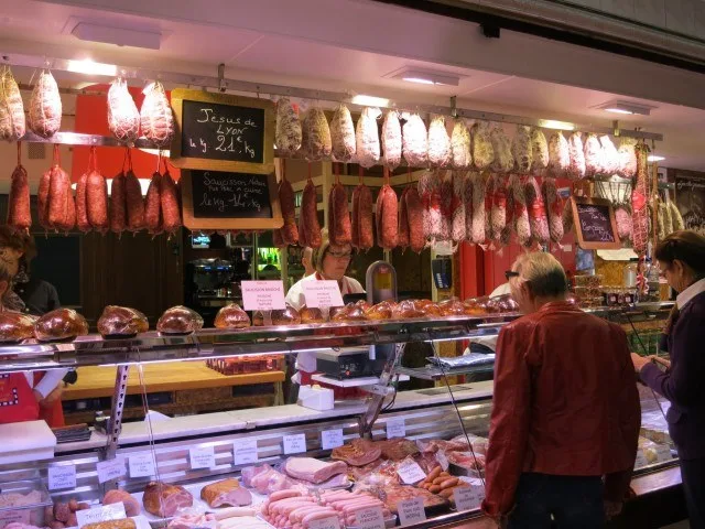 Charcuterie Counter in Lyon France