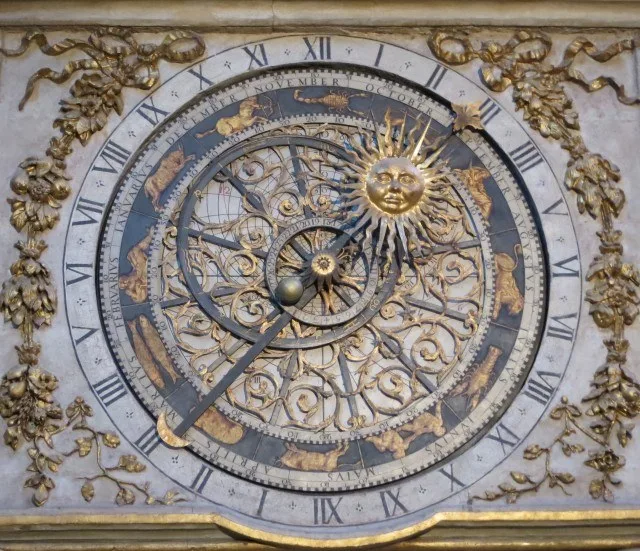 Basilica Clock in Lyon France