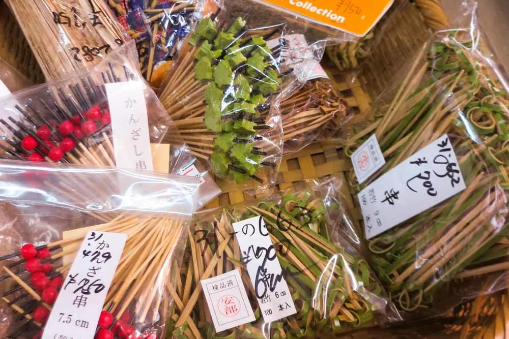 Serving Toothpicks on Kappabashi Street in Tokyo Japan
