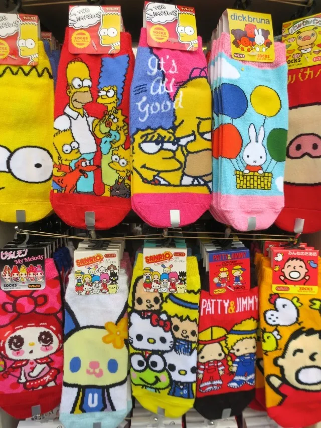 Colorful Socks in Tokyo Japan