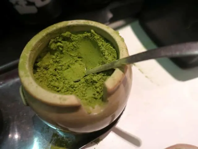 Green Tea Powder in Tokyo Japan