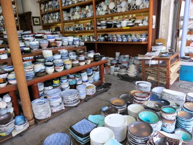 Pottery - Shopping on Tokyo's Kappabashi Street in Japan Tokyo