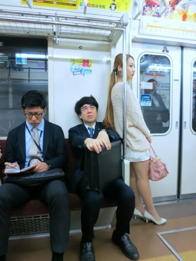 Subway People Watching in Tokyo Japan