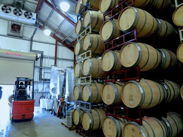 Fontanella Wine Barrels in Napa Valley 