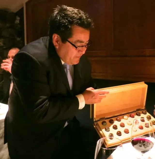 Selecting Hand Crafted Chocolates at The French Laundry in Napa Valley