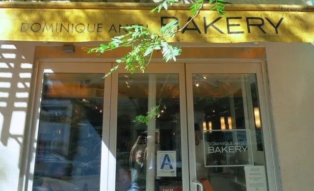 Entrance at Dominique Ansel Bakery in New York City