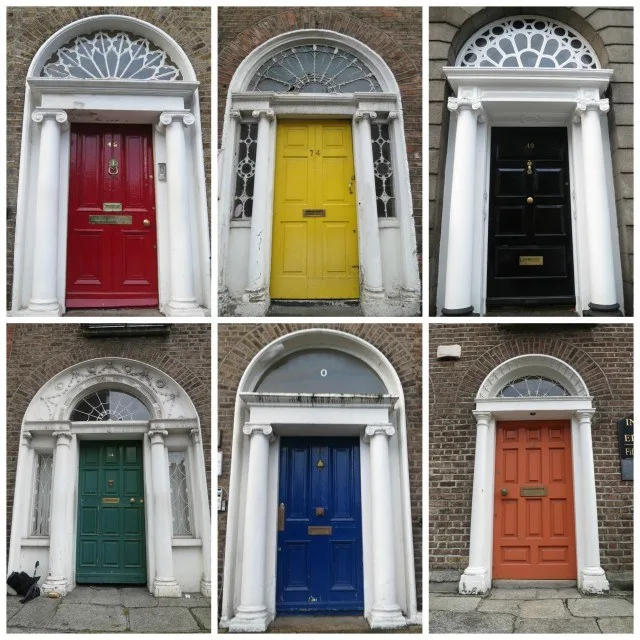 Dublin Doors - Five First Impressions of Dublin Ireland