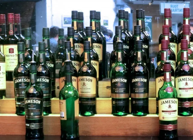 Jameson Distillery Bar in Dublin Ireland