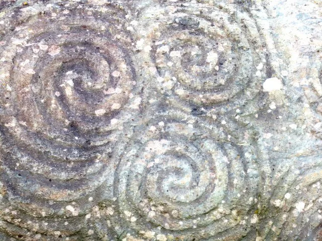 Neolithic Carvings at Newgrange in Ireland