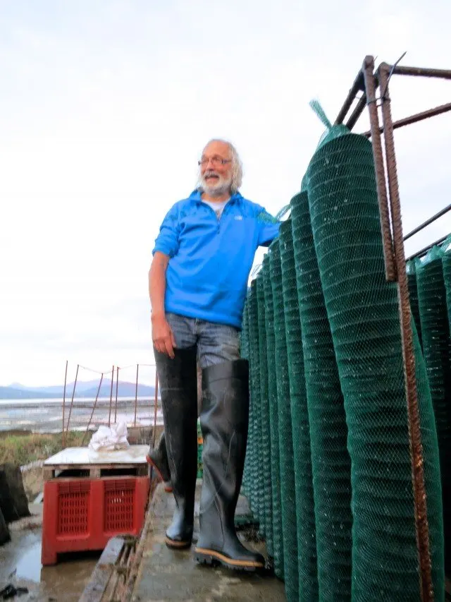Peter Louet- Feisser, King of the Oyster Farm at Carlingford Oyster Company