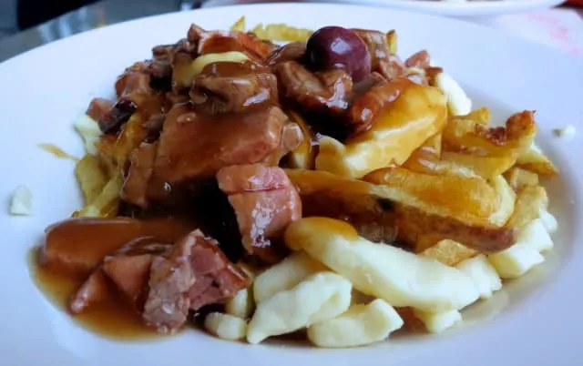 Poutine with Roast Beef in Montreal Canada
