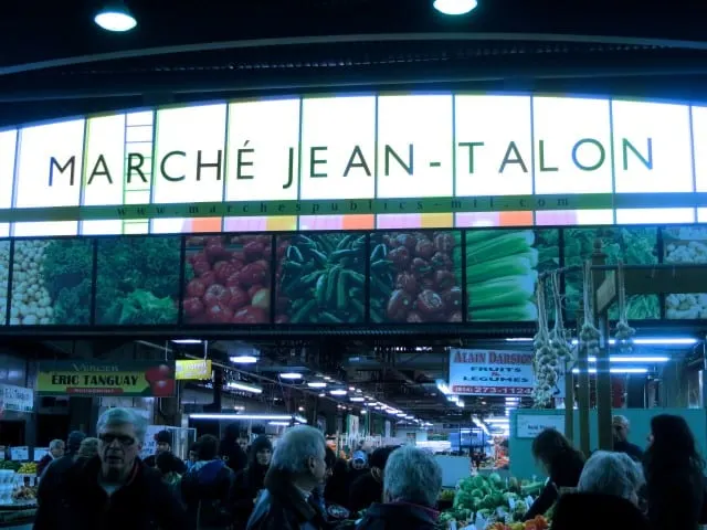 Jean-Talon Market in Montreal Canada