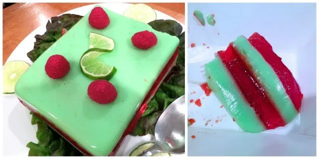 Berry and Lime Jell-O Mold