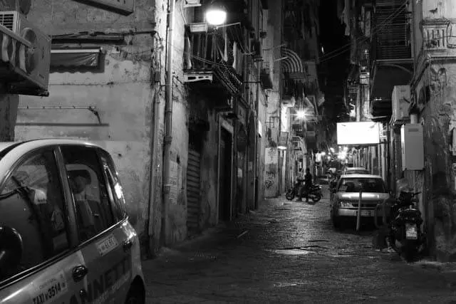 Naples Italy at Night
