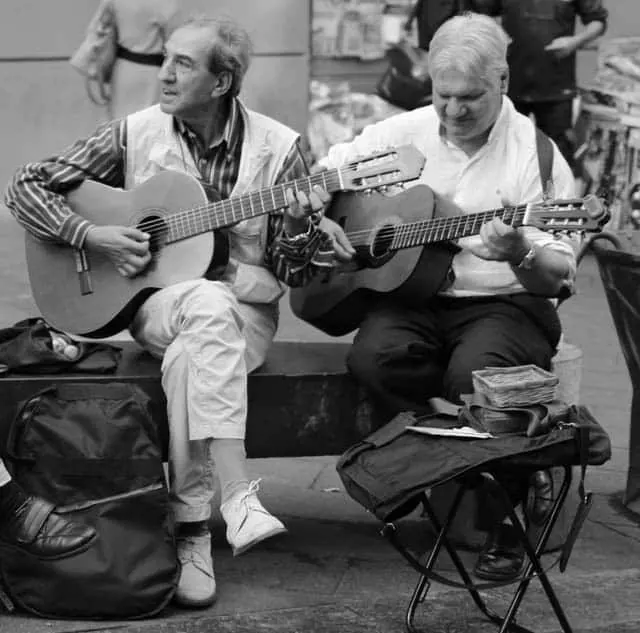 Musicians in Naples Italy