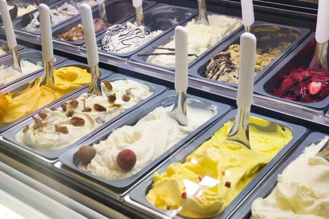 Gelato at Dolce Gelateria in New York City