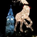 Pinterest image: image of Christmas decorations with no caption