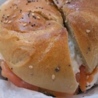 Bagel with Nova and Cream Cheese at Ess-a-Bagel in New York City