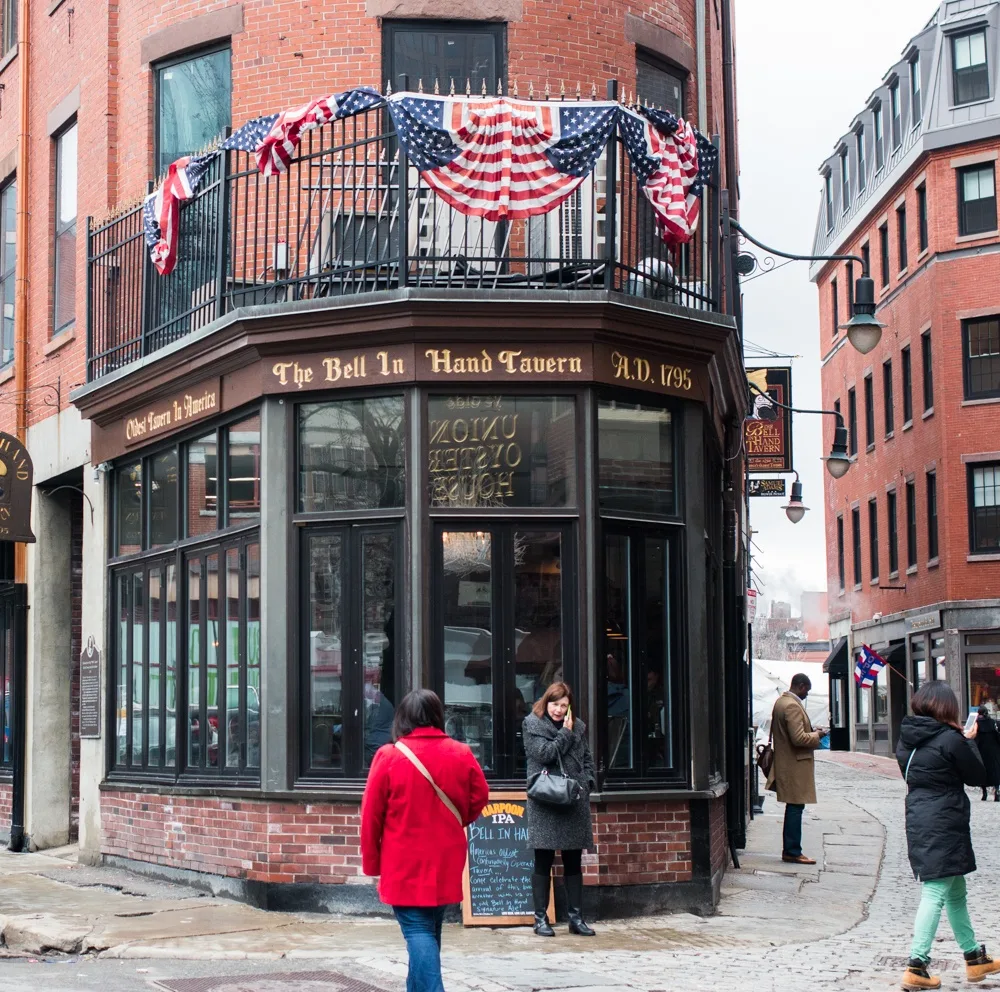 Bell in Hand Tavern in Boston Massachusetts 