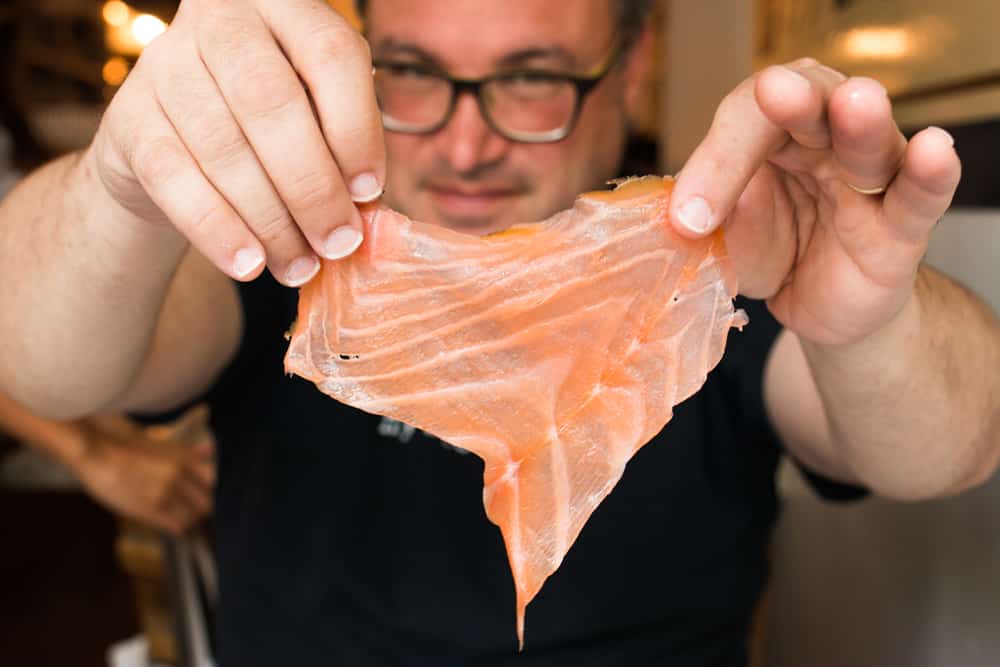Smoked Salmon at Russ & Daughters Cafe in New York City