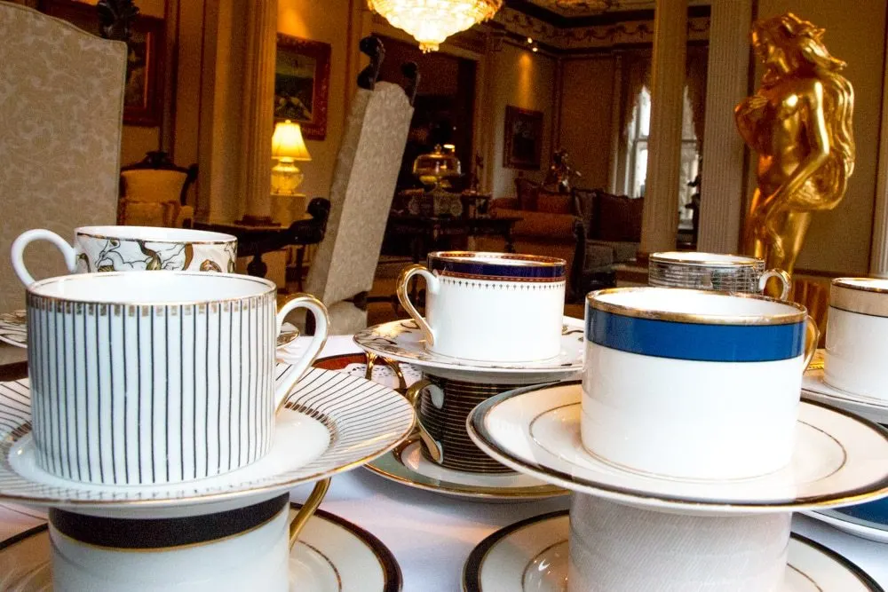 Tea Service at the Buhl Mansion in Sharon Pennsylvania