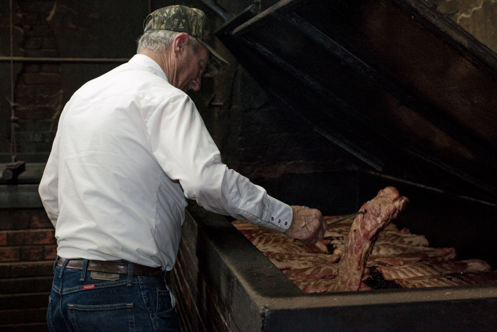 Jim Sells at Smitty's Market - The Best Lockhart TX BBQ