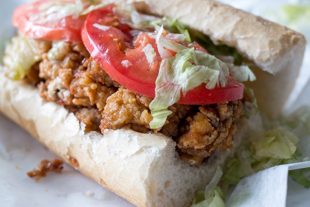 Oyster Po Boy at Parkway Tavern in New Orleans