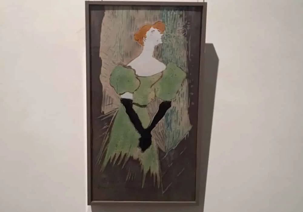 Painting at the Musée Toulouse-Lautrec in Albi France