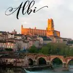 Pinterest image: image of Albi with caption reading 'All About Albi'