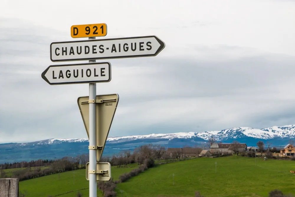Sign to Laguiole France