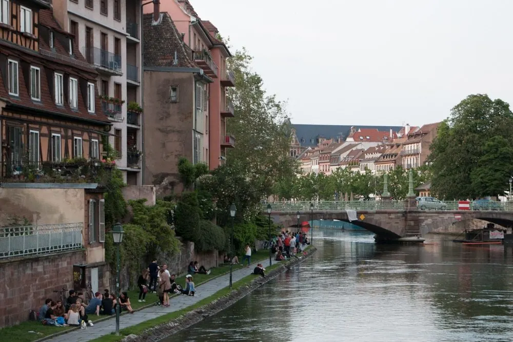 Canal in Strasbourg France