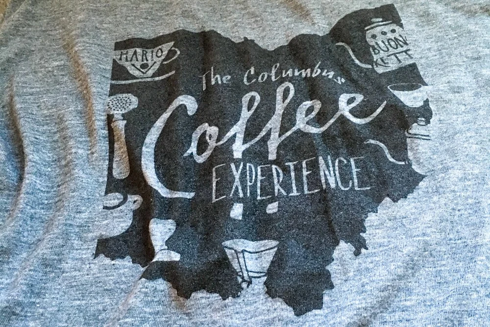 Columbus Coffee Experience T-Shirt in Columbus Ohio
