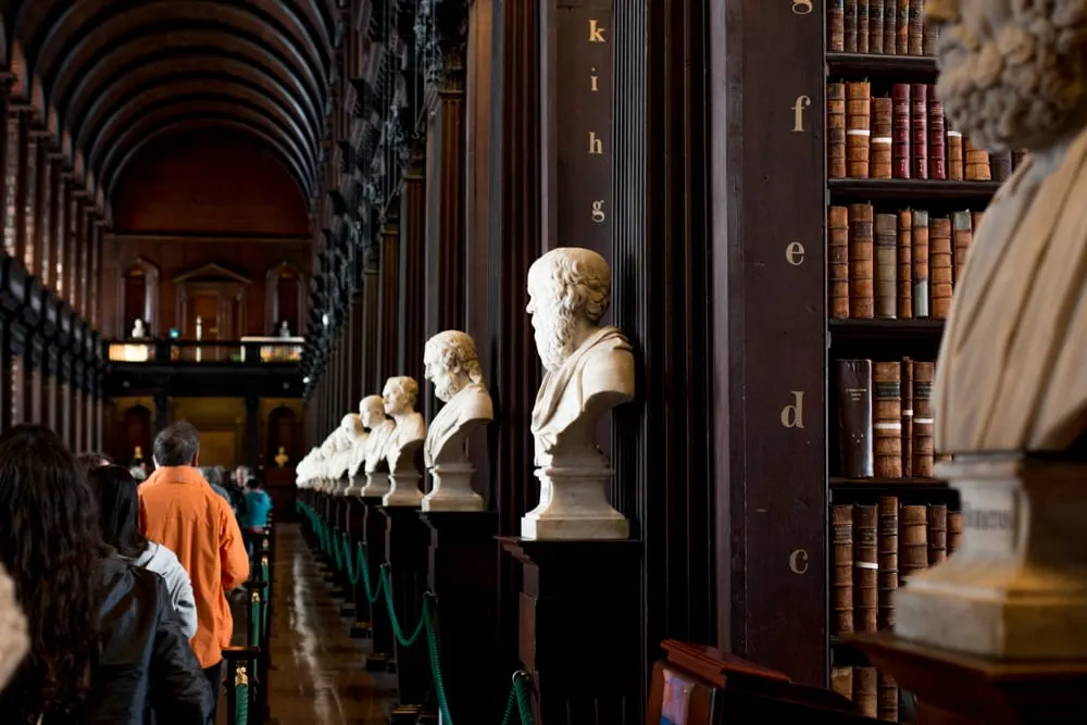 The Long Room at Trinity College Dublin