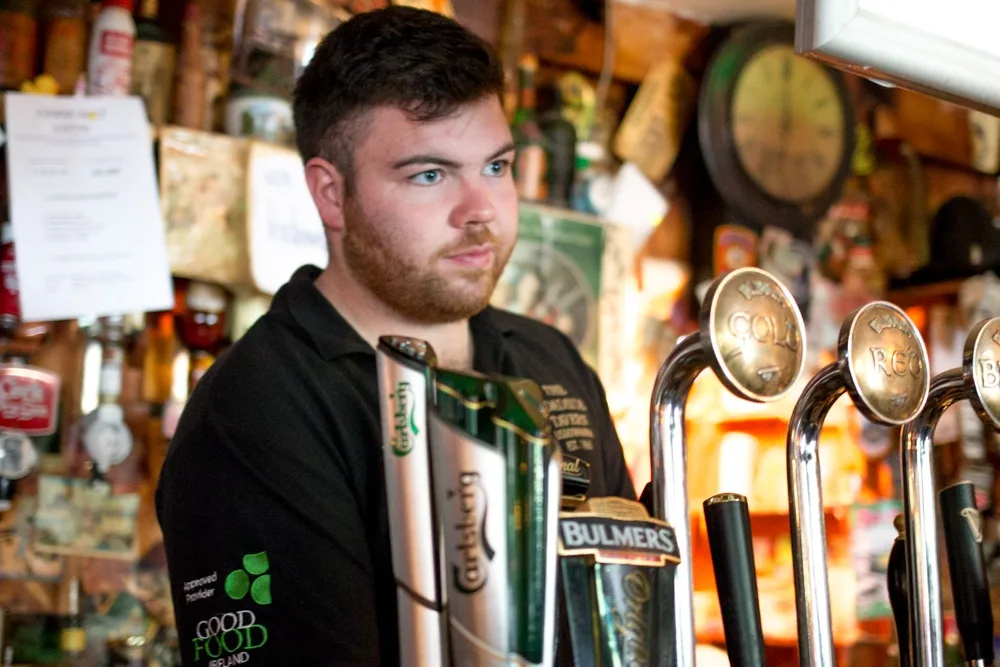 Bartender in Lisdoonvarna Ireland