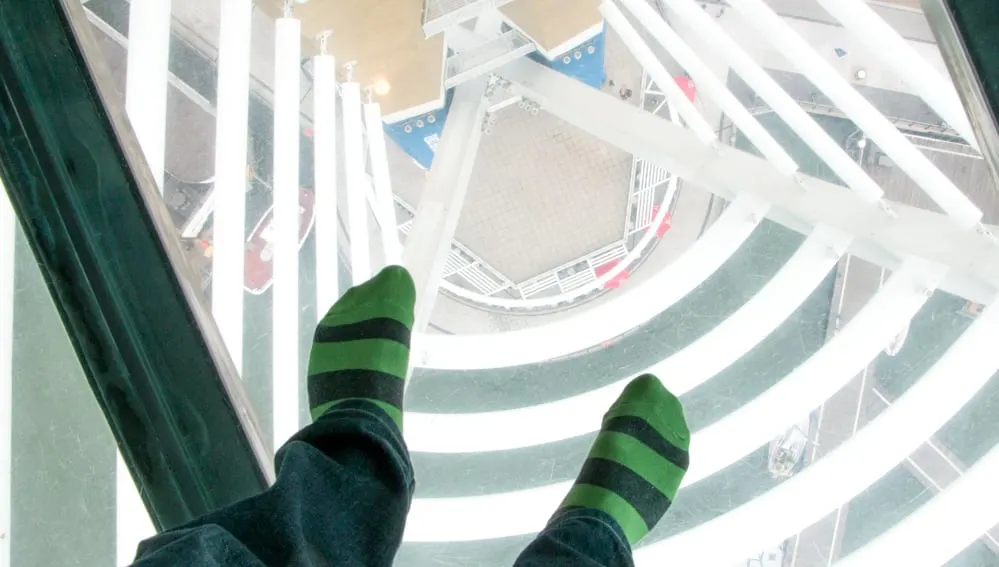 Emirates Spinnaker Tower Glass Sky Walk in Portsmouth England