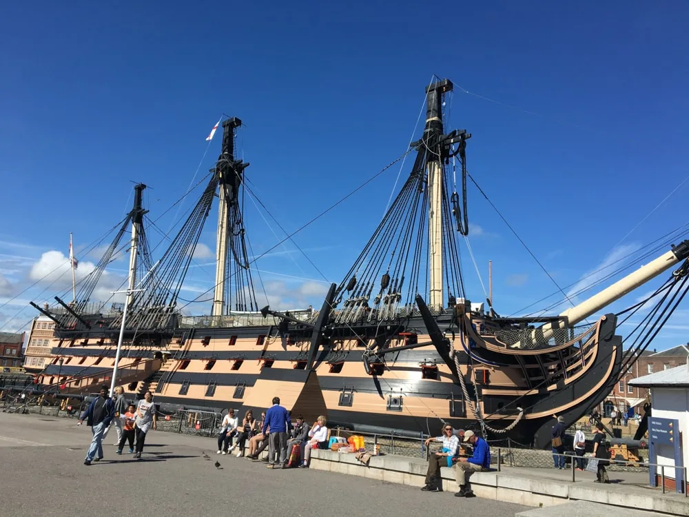 HMS Victory in Portsmouth England