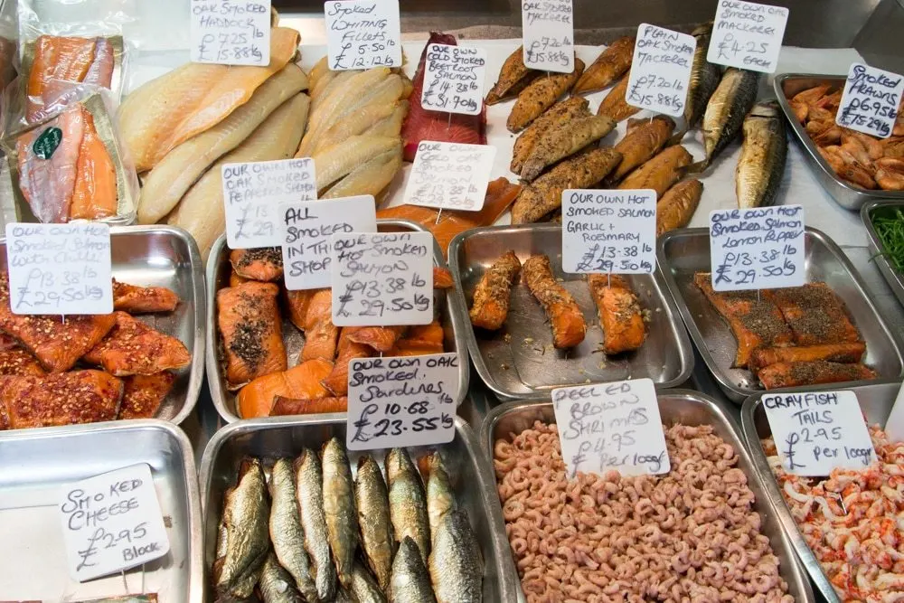 Fish Selection in Hastings UK