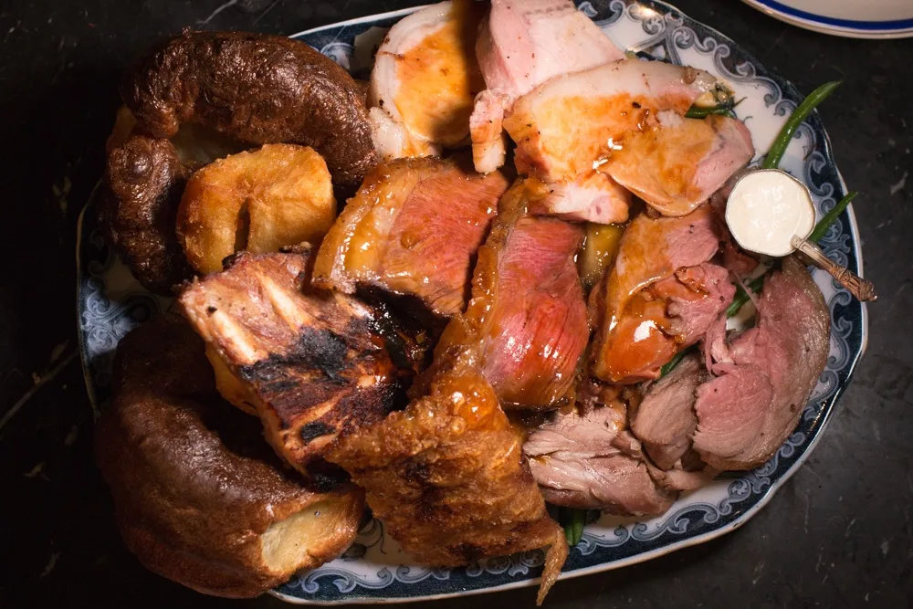 Sunday Roast for Two at Blacklock in London England