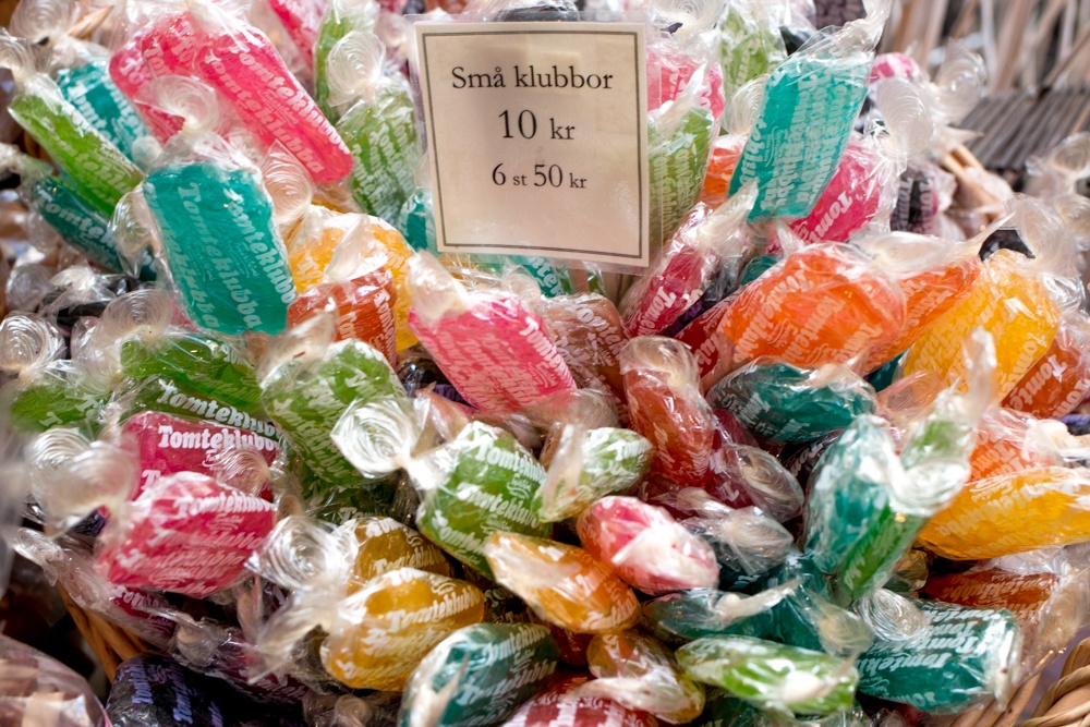 Candy at Polkagris Kokeri in Stockholm Sweden