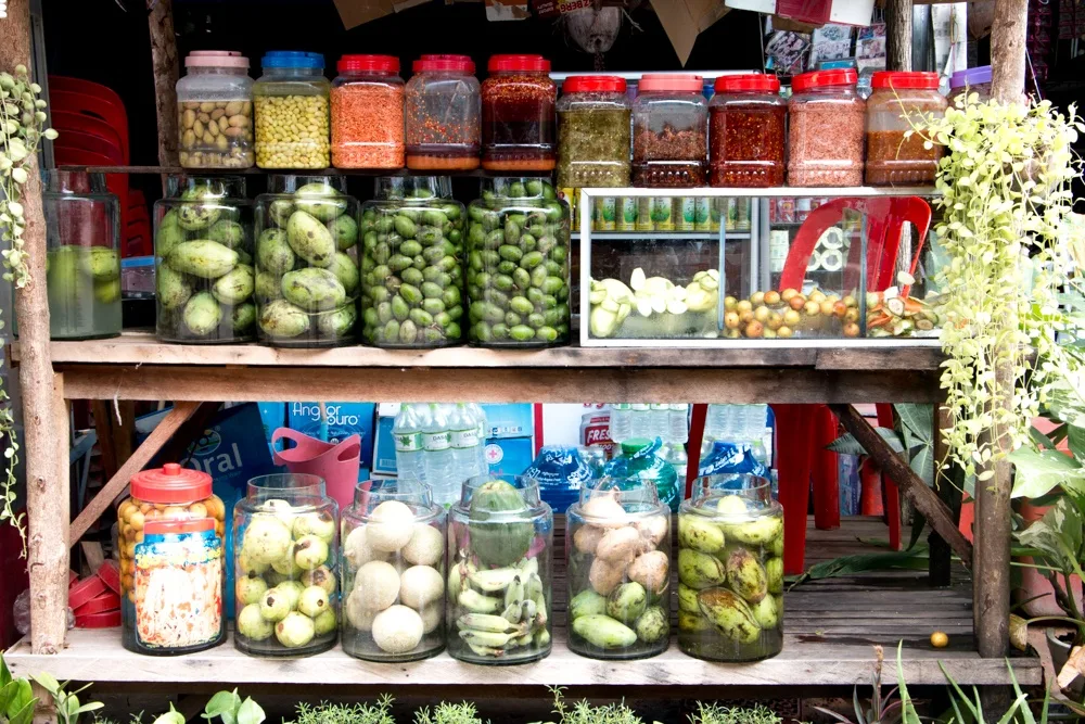 Pickled Vegetables in Siem Reap Cambodia