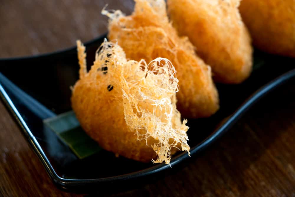 Deep Fried Yam Croquettes at Min Jiang in London