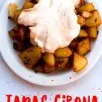 Pinterest image: image of tapas with caption reading ‘Tapas Girona’
