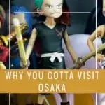 Pinterest image: image of Osaka with caption reading 'Why You Gotta Visit Osaka'
