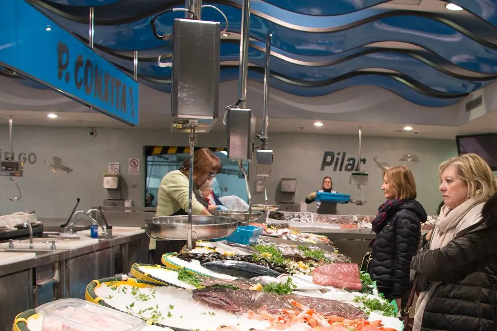 Palamos Fish Market in Palamos Spain