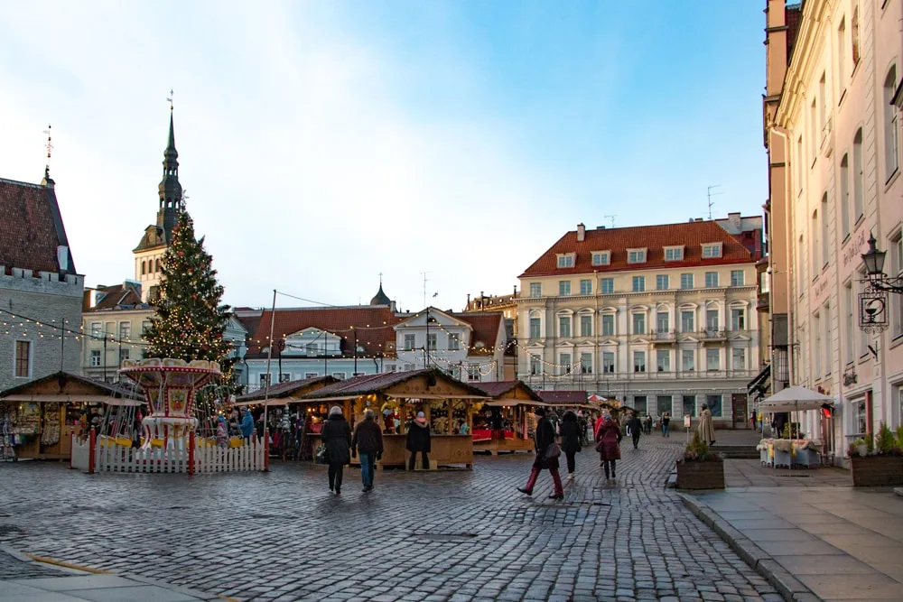 Christmas Market in Tallinn Estonia 